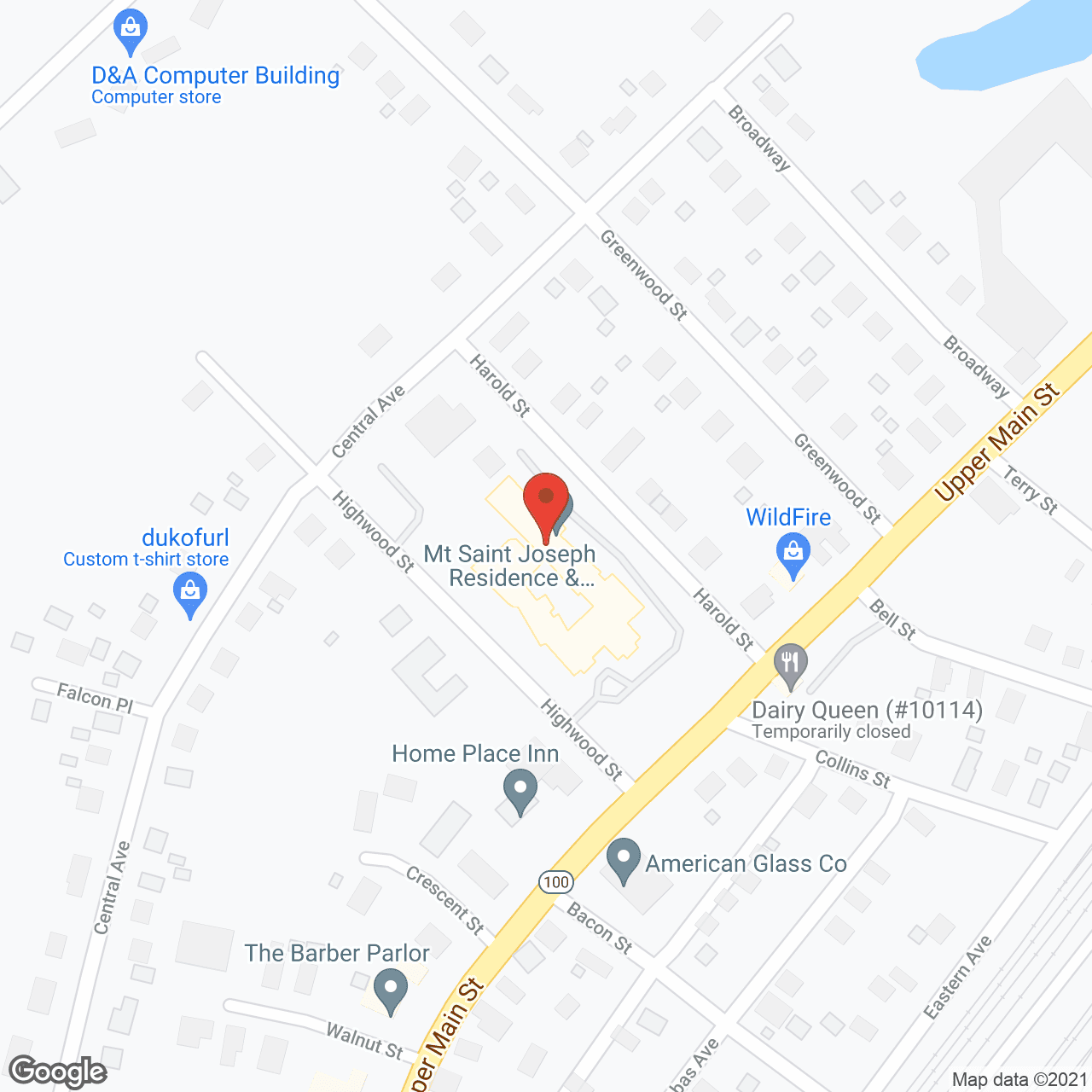 Mount St Joseph Nursing Home in google map