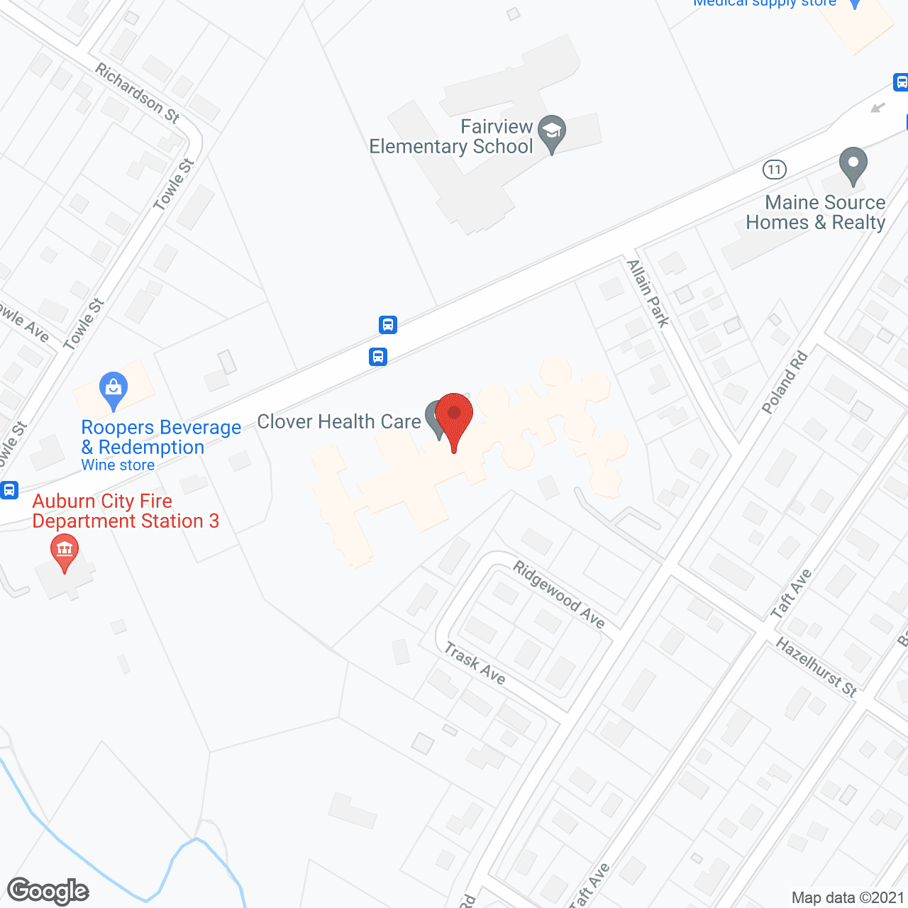 Clover Health Care in google map