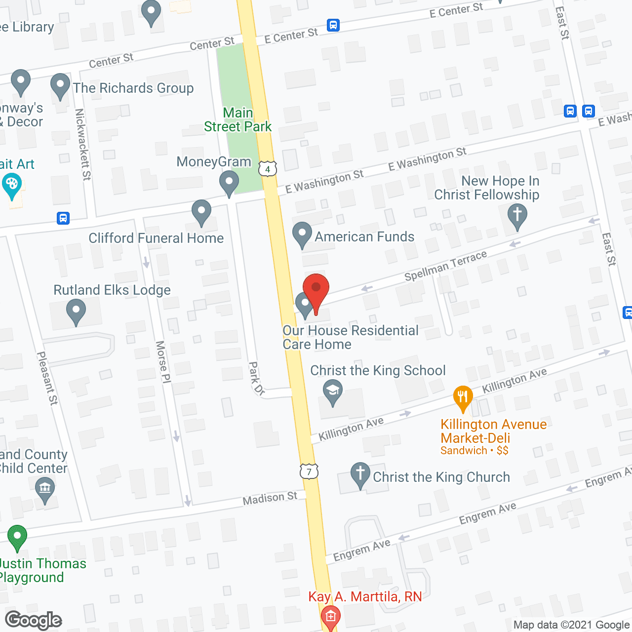 Park Terrace in google map