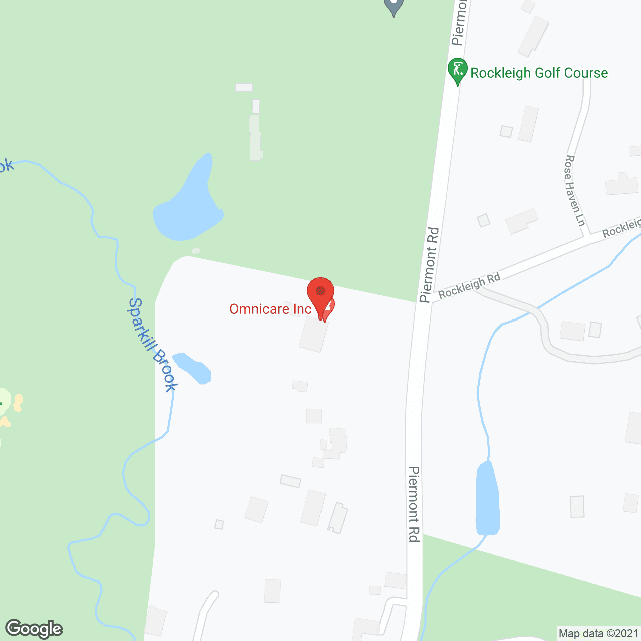 Bergen Cnty Healthcare Ctr in google map