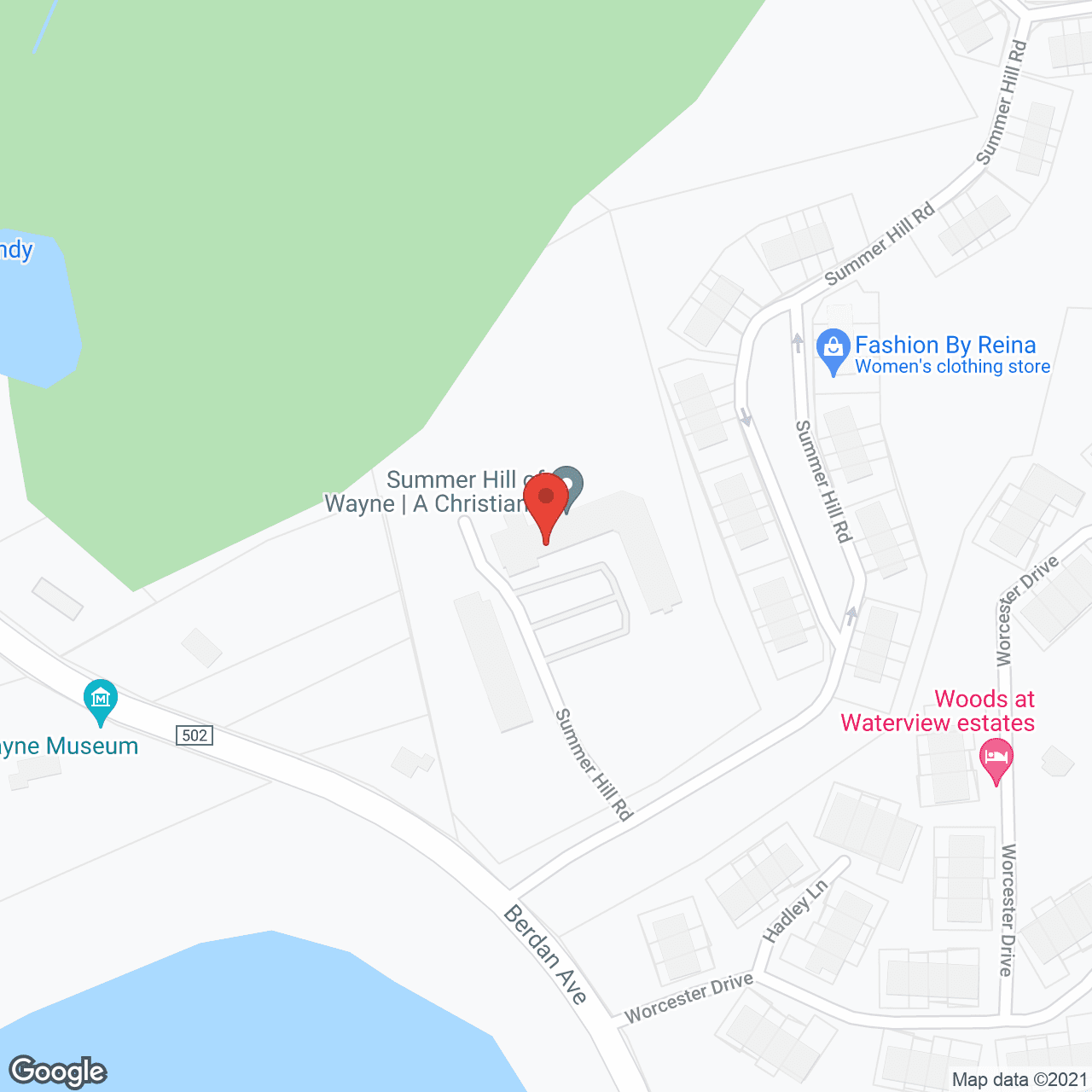 Summer Hill Apartments - NO LONGER EXISTS in google map