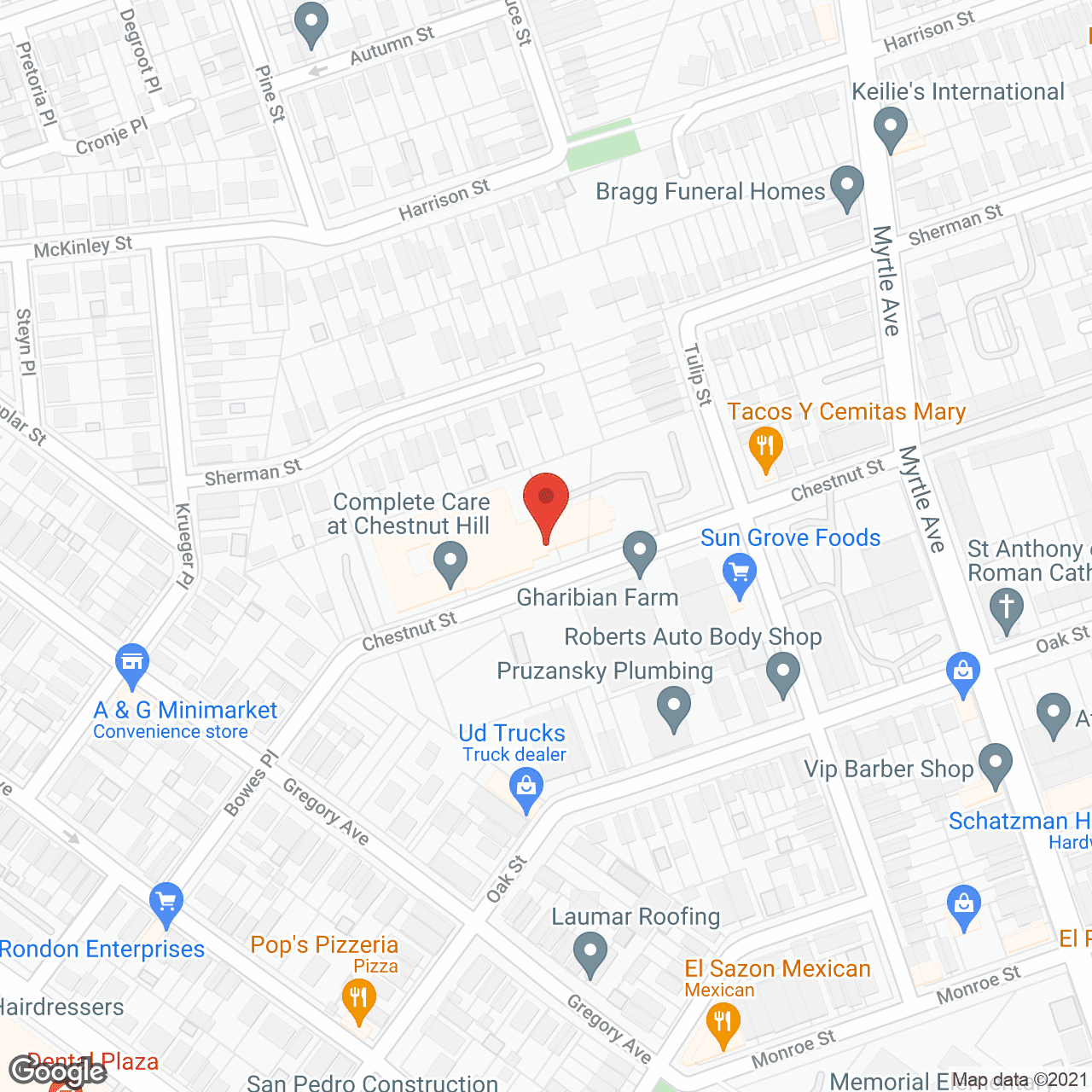 Chestnut Hill Residence in google map