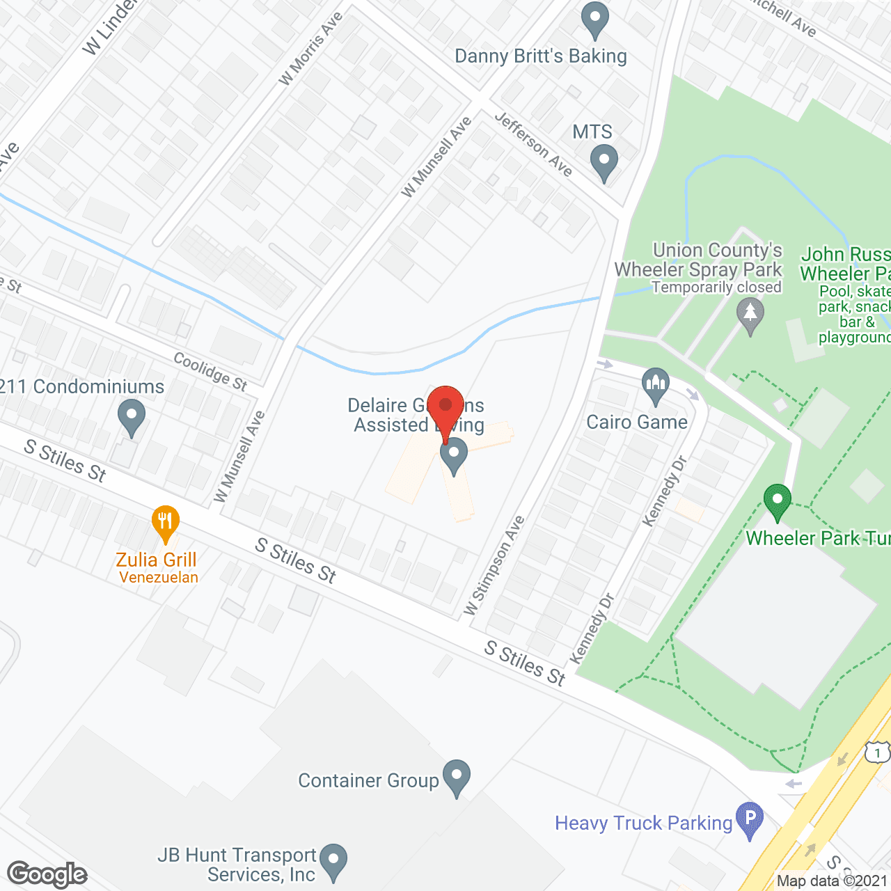 Delaire Nursing and Convalescent Center in google map