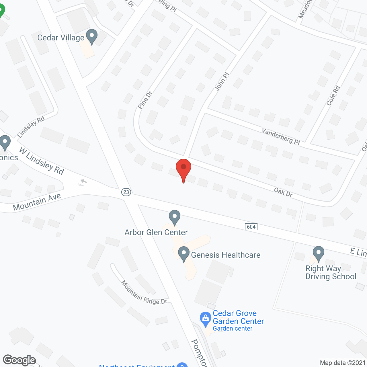 Arbor Glen Center in google map