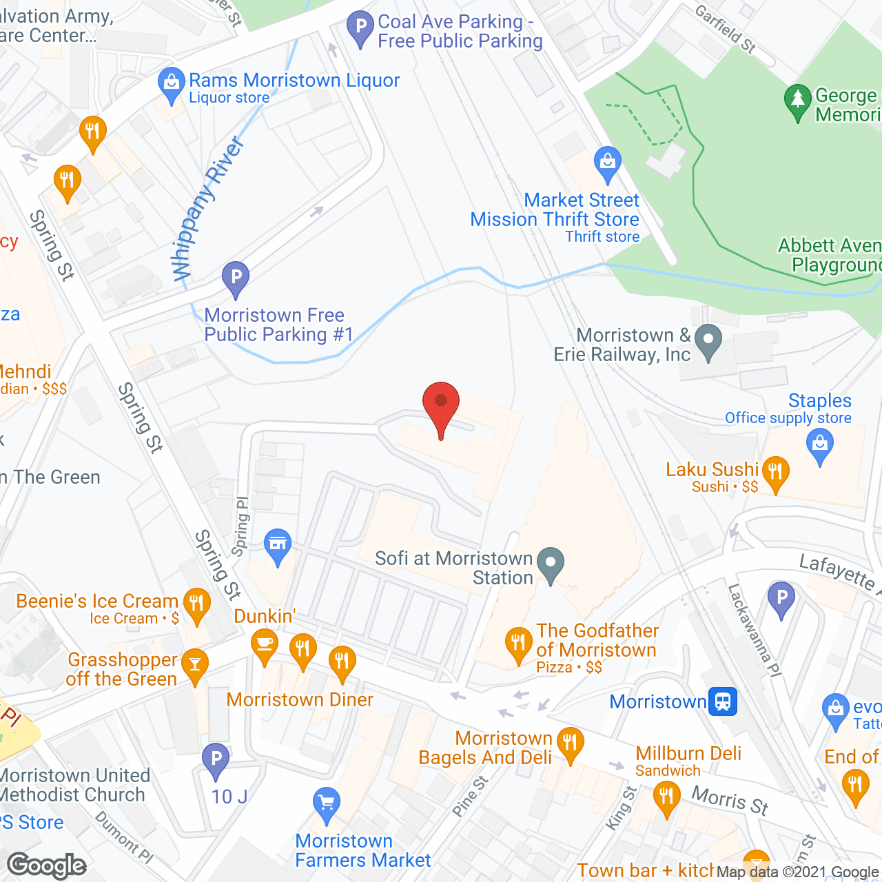 Spring Hills in google map