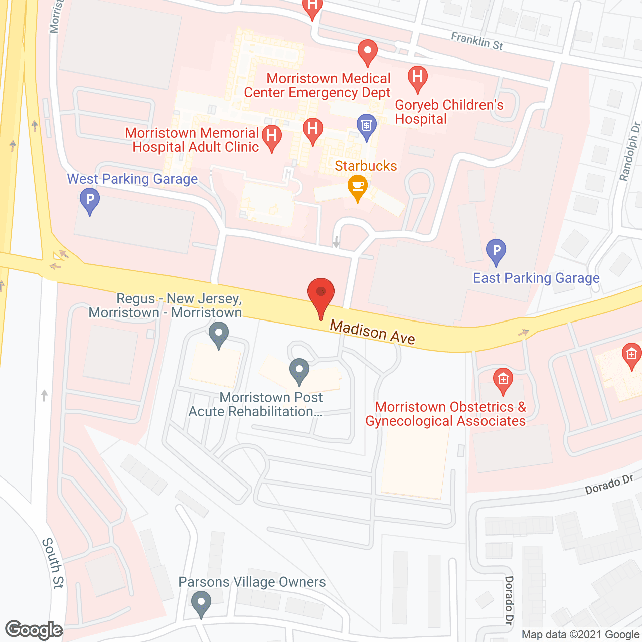 Morris Hills Center in google map