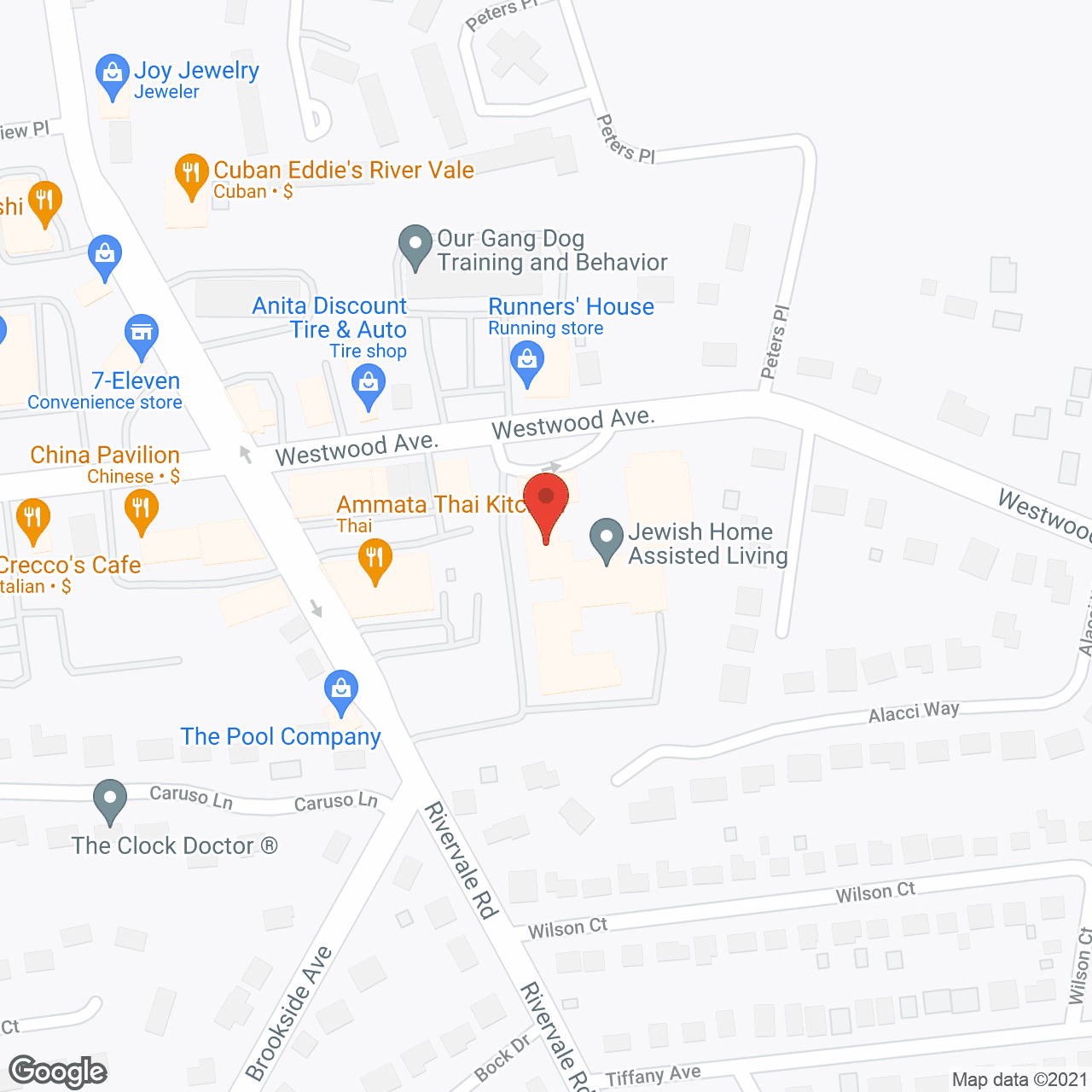 Jewish Home Assisted Living in google map