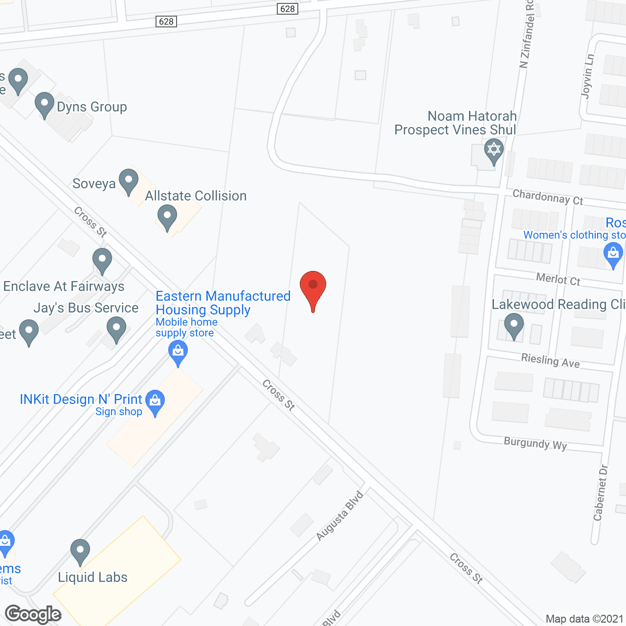 Regency Nursing Ctr in google map