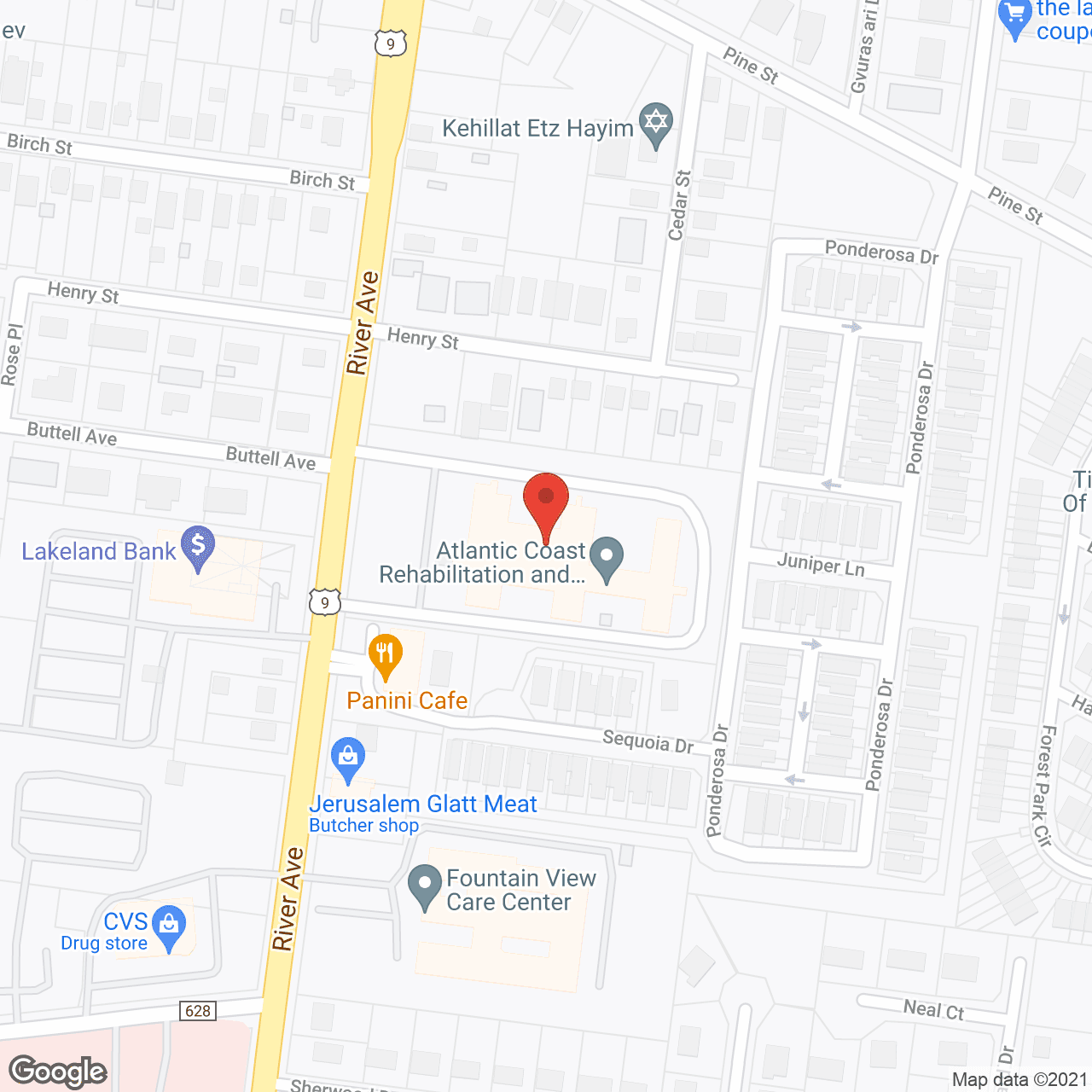 Atlantic Coast Rehab and Health Care Center in google map