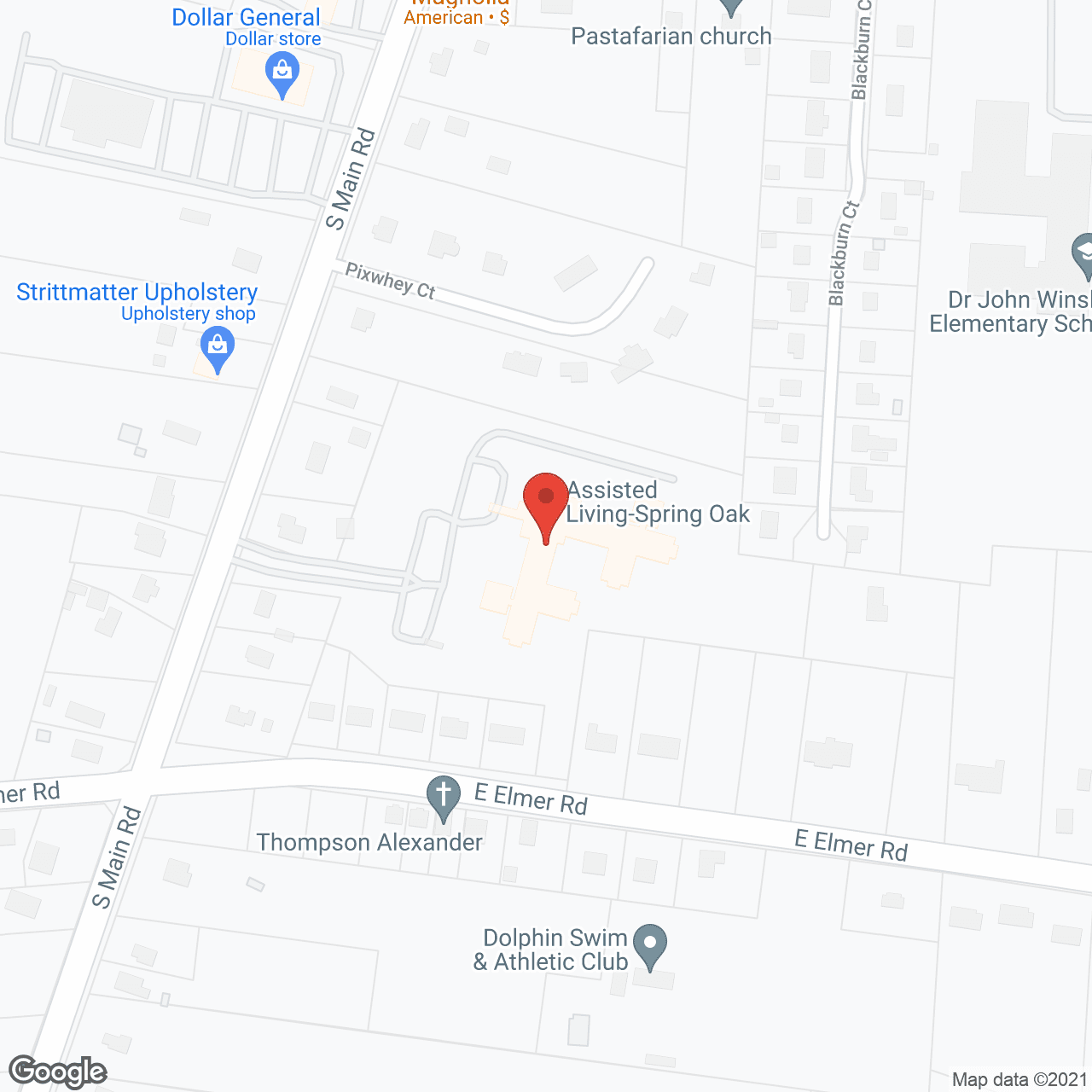 Spring Oak at Vineland in google map