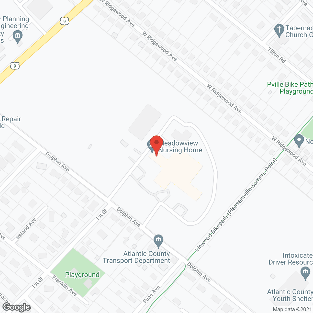 Meadowview Nursing Home in google map