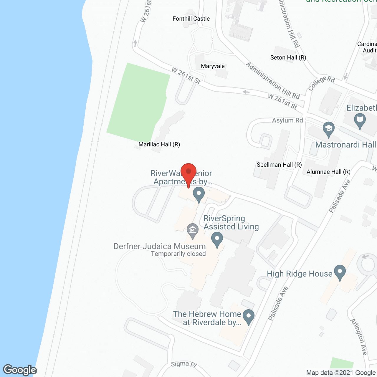 Hebrew Home Nursing Dvlpmnt in google map