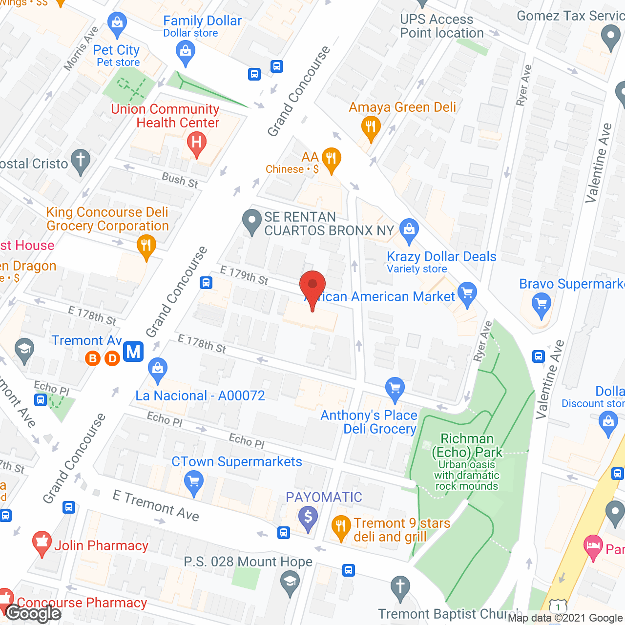 Jonas Bronck Housing Co in google map