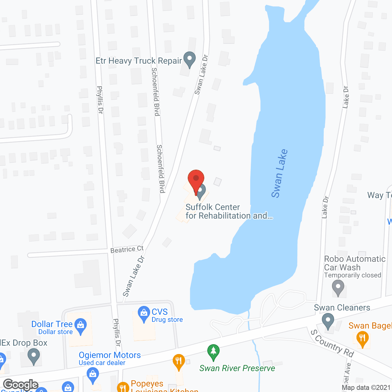 Suffolk Center for Nursing and Rehab in google map