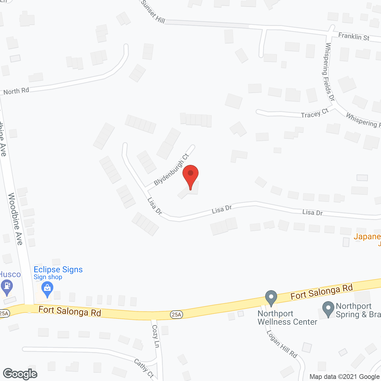 Dawn Hill Manor in google map