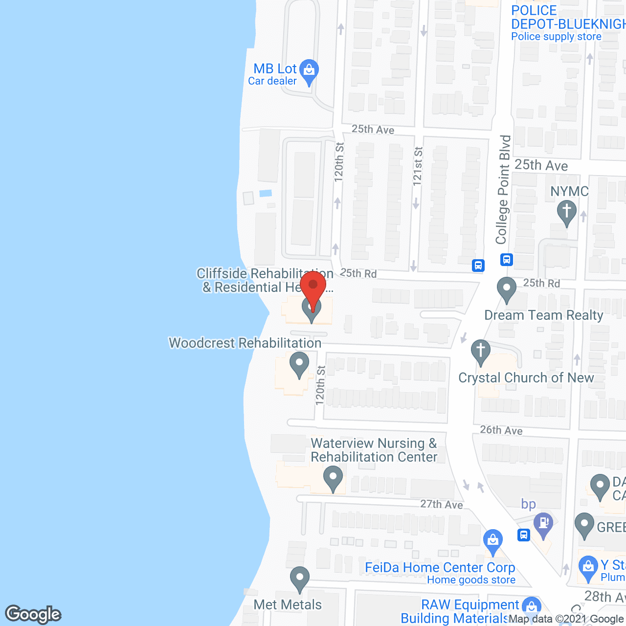 Cliffside Nursing Home in google map