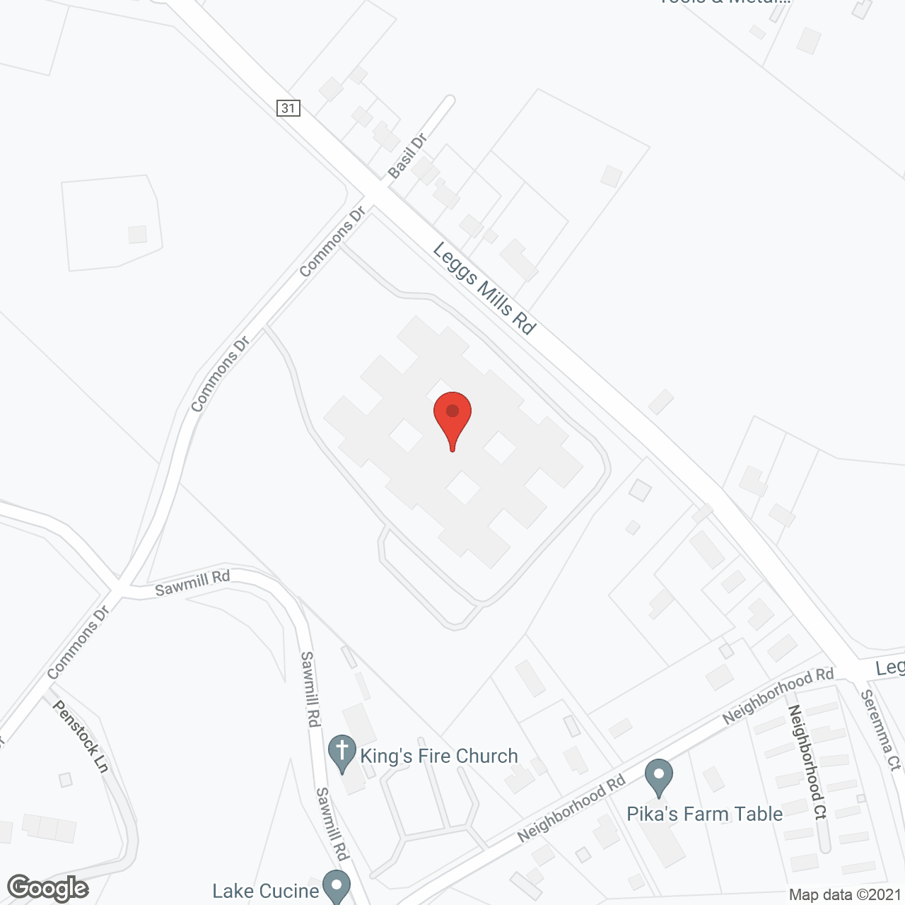Ten Broeck Commons in google map