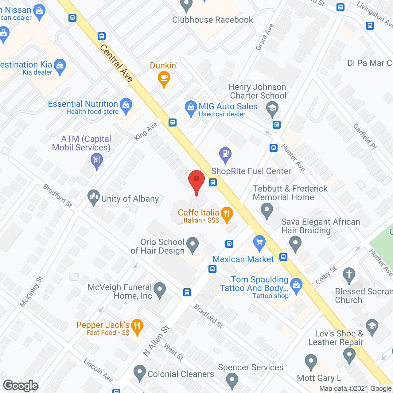 Westview Center in google map