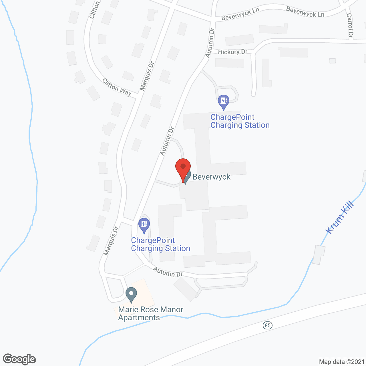 Beverwyck in google map