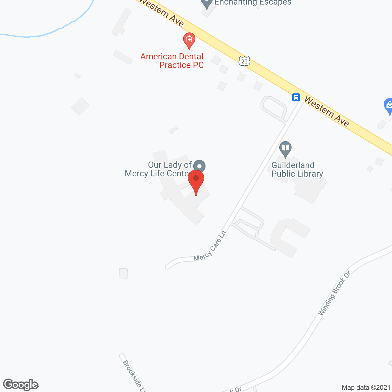 Our Lady of Mercy Life Ctr in google map