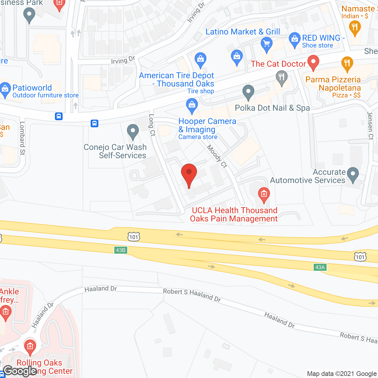 Los Robles Homecare Svc in google map