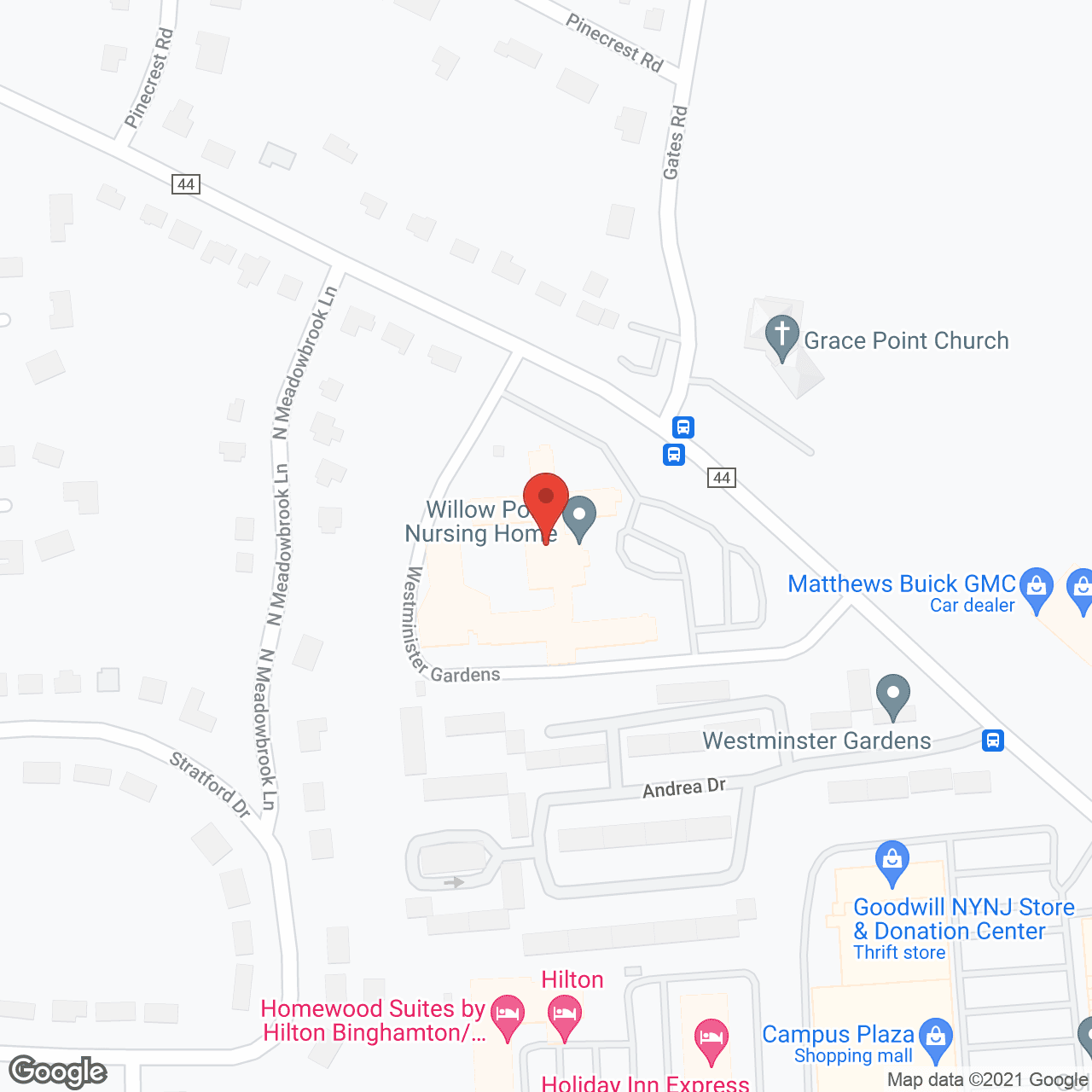 Willow Point Nursing Home in google map