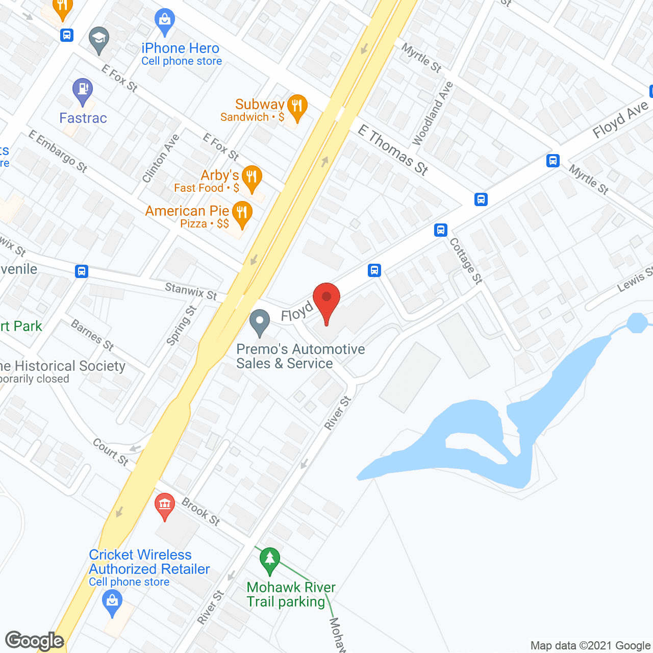 Colonial Apartments in google map