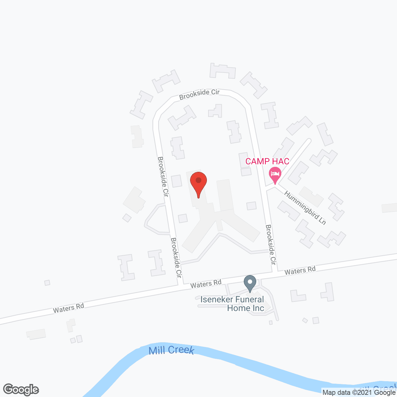 Brookside Senior Living Community in google map