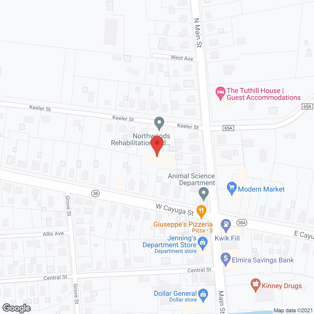 Howd Nursing Home in google map