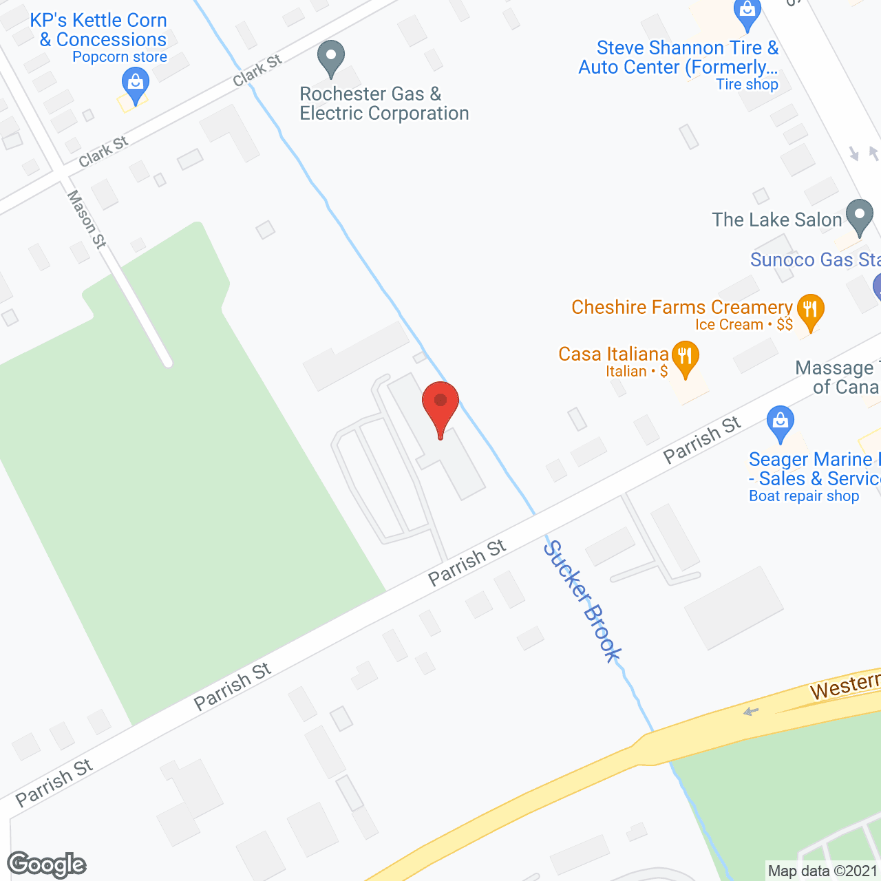 Eighty Parrish Street Apts in google map