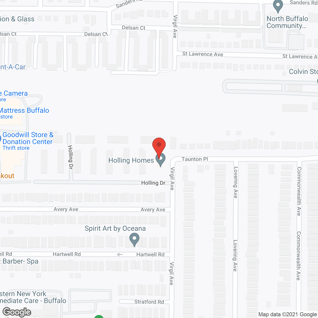 Holling Homes in google map