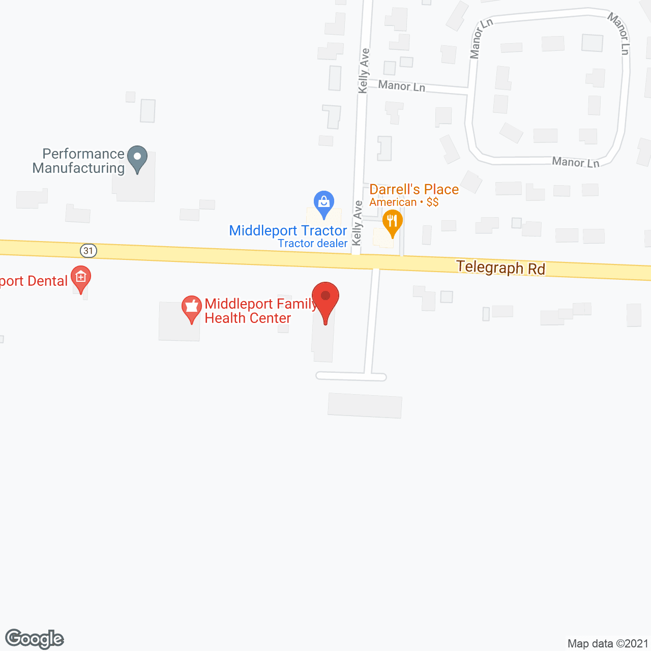 Middleport Villa in google map