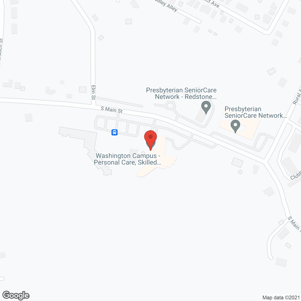 Presbyterian Seniorcare in google map