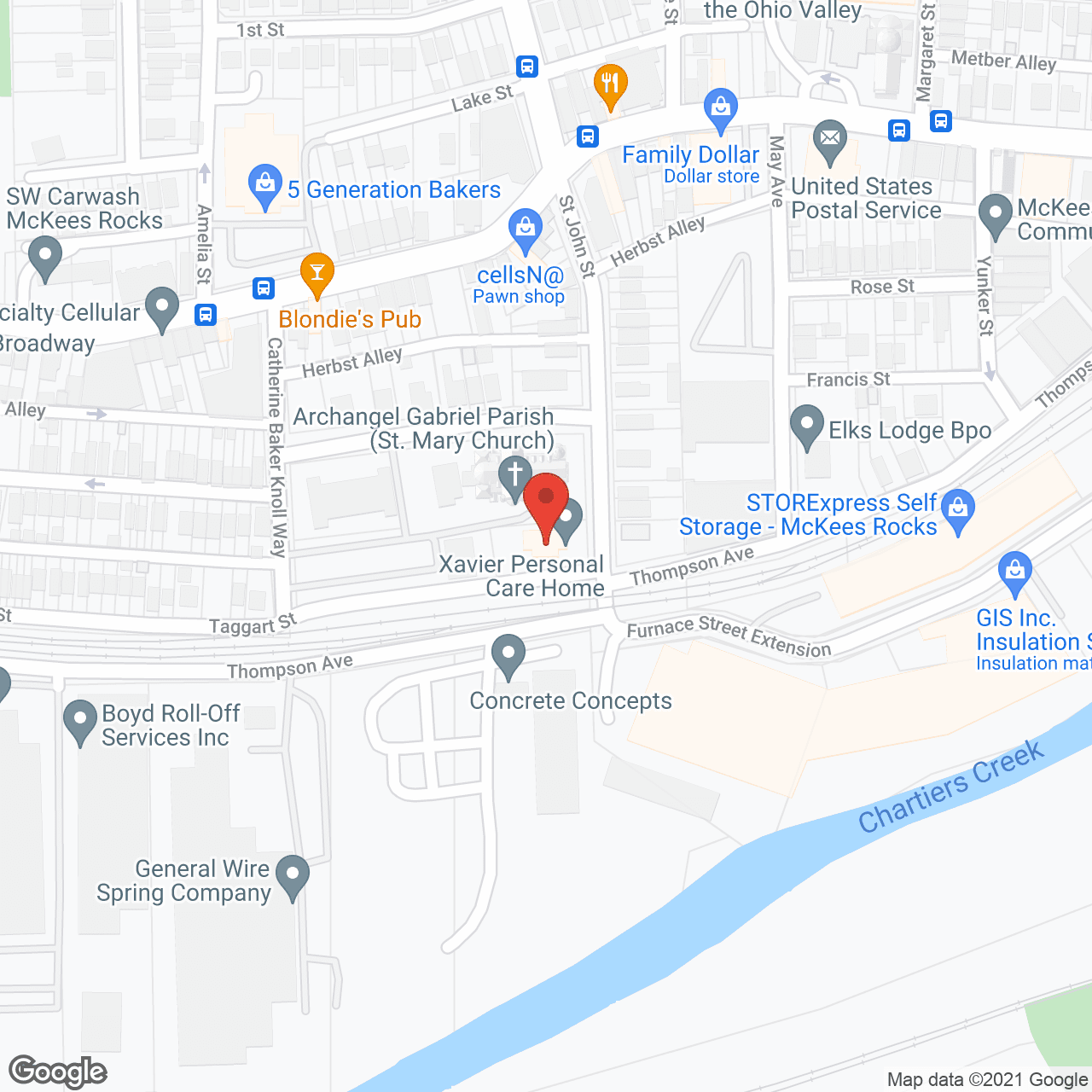 Xavier Personal Care Home in google map