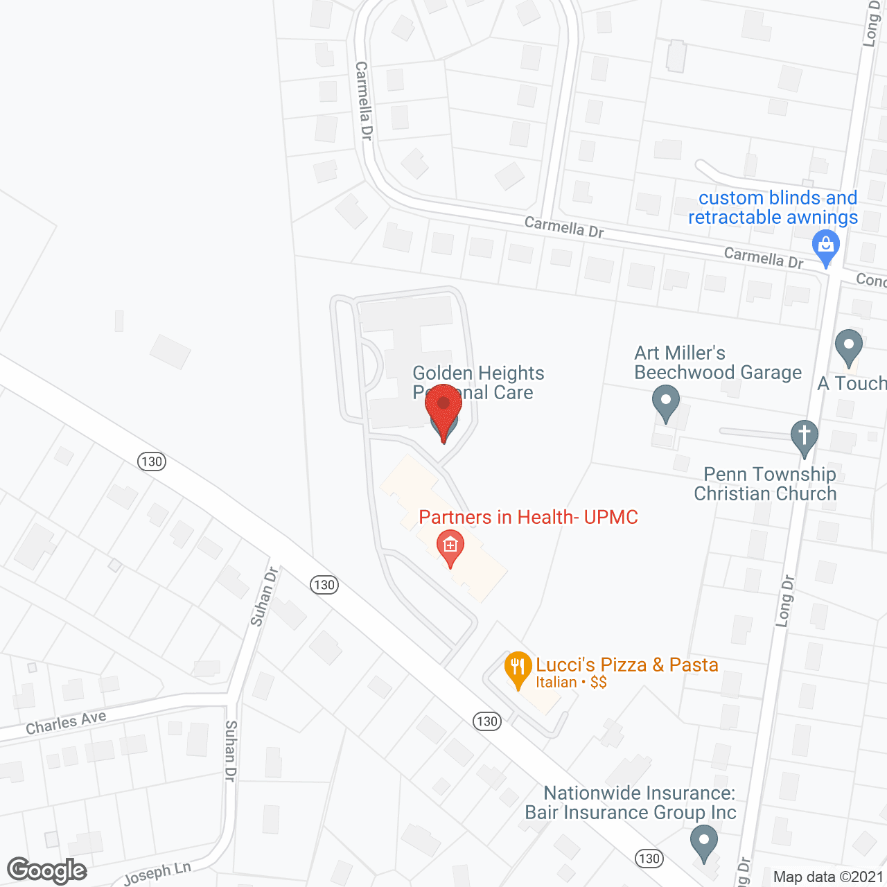 Golden Heights Personal Care in google map