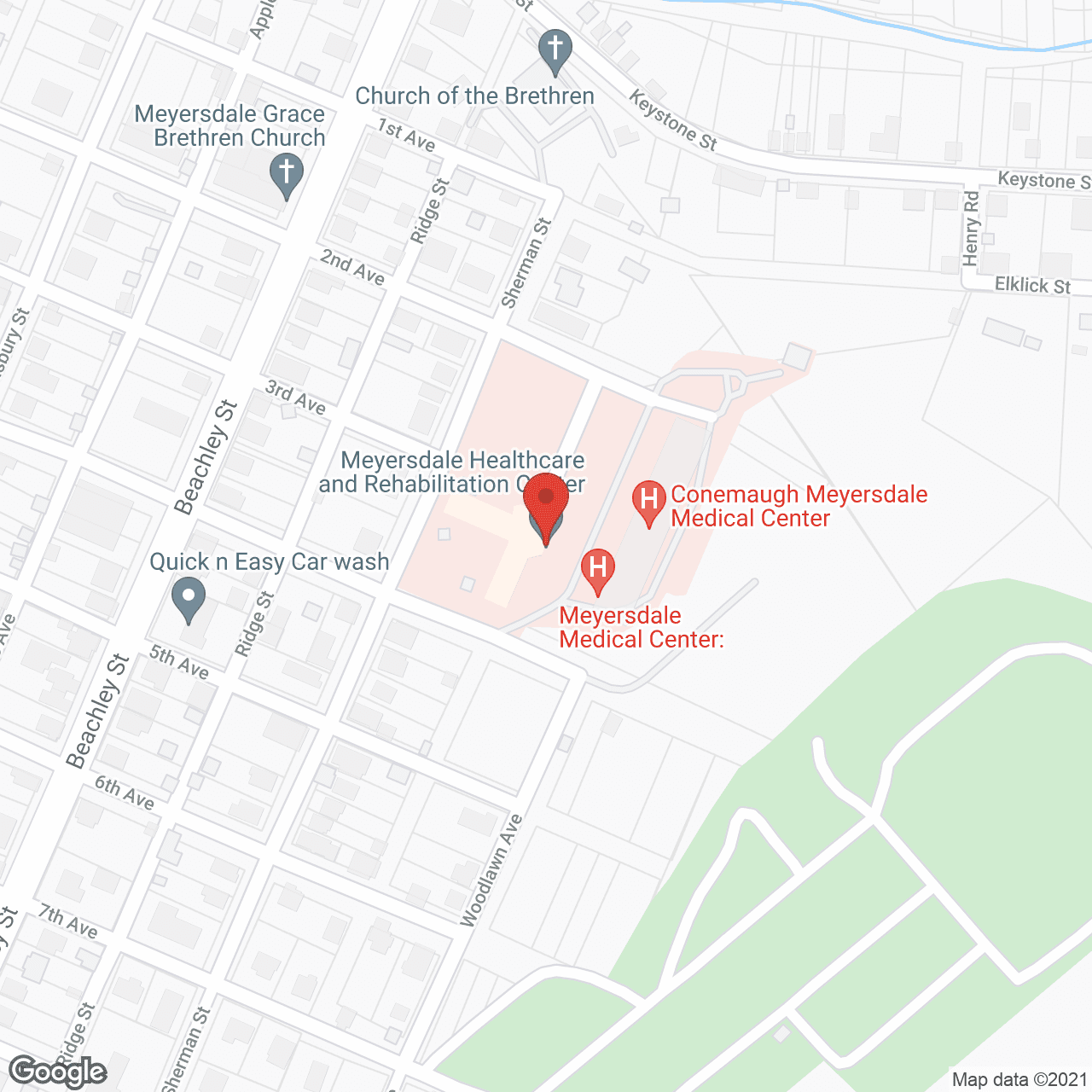 Golden LivingCenter - Meyersdale in google map