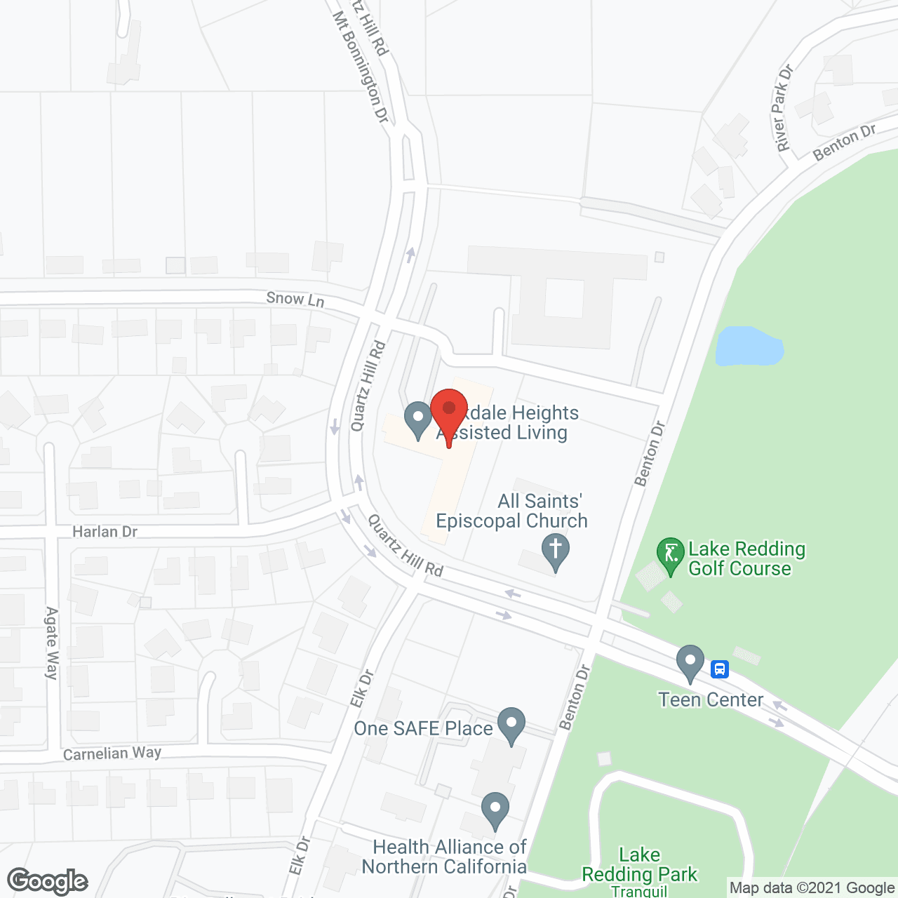 Oakdale Heights Assisted Living in google map