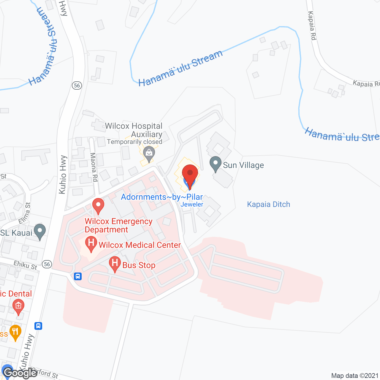 Sun Village Kauai in google map