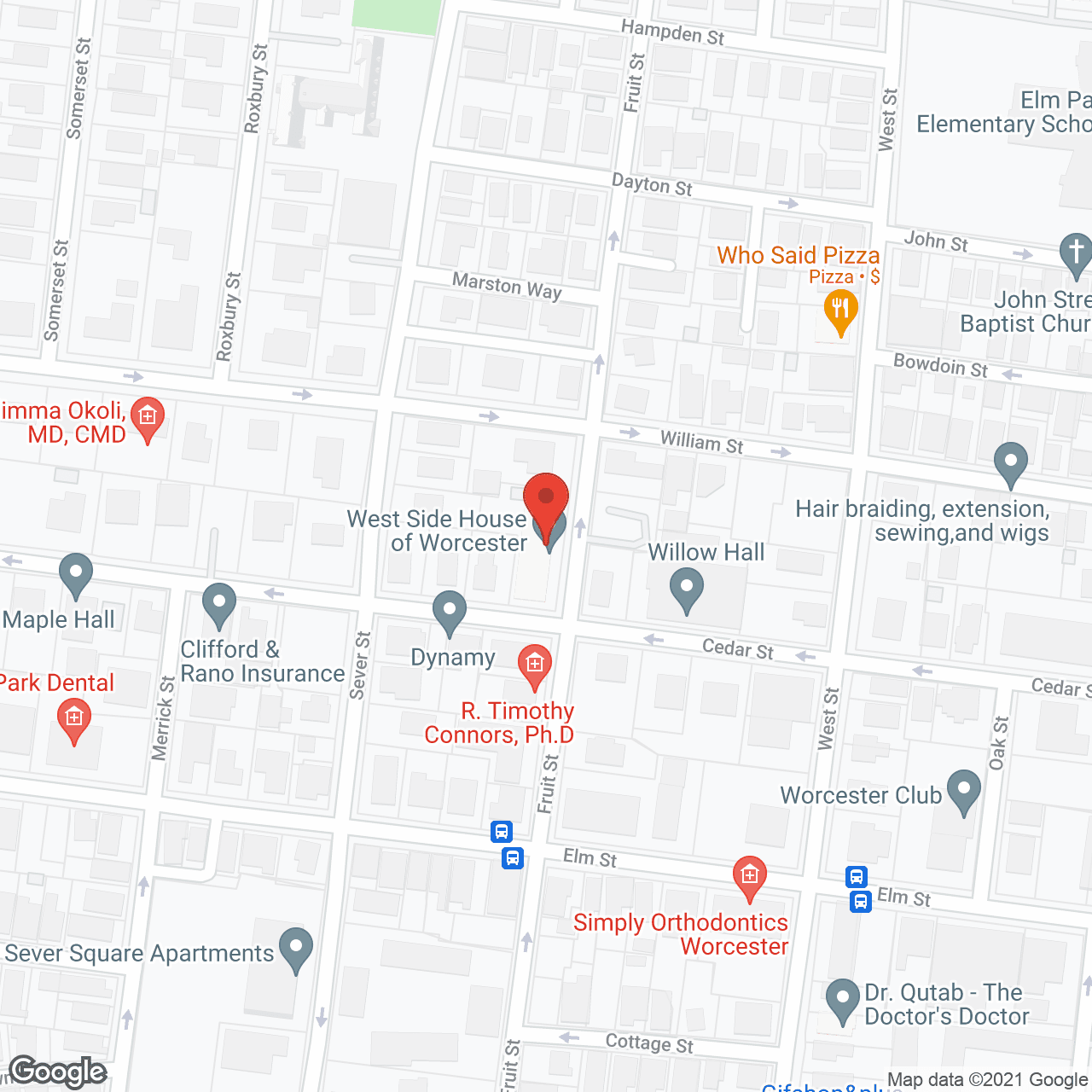 West Side House Nursing Home in google map