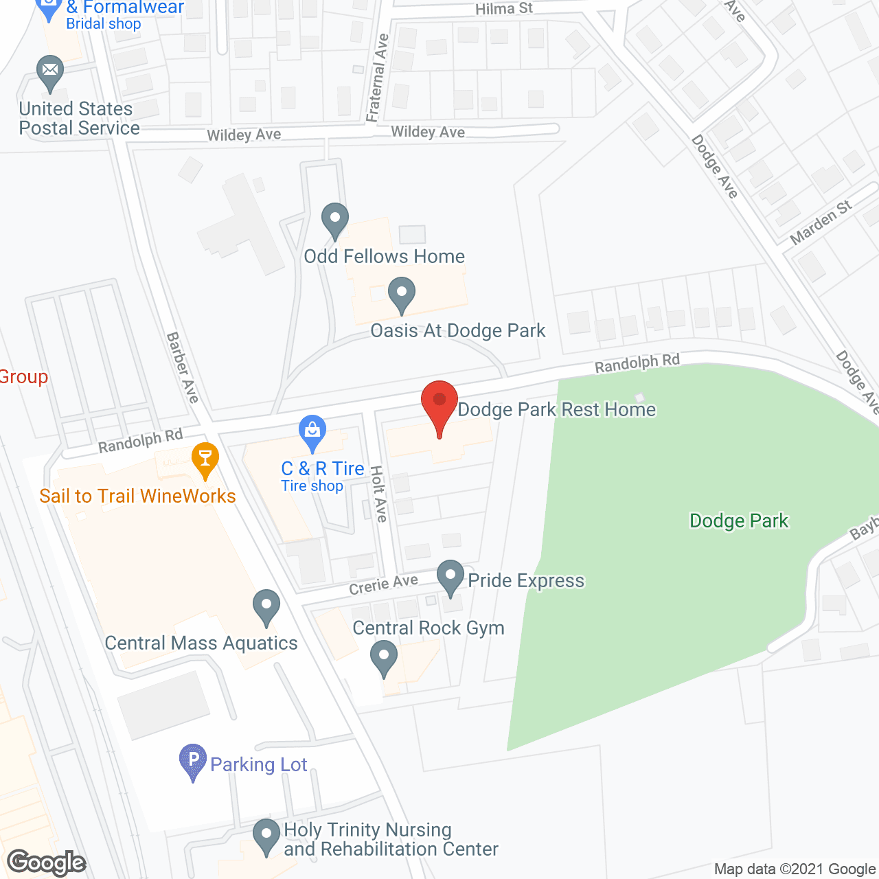 Dodge Park Rest Home in google map