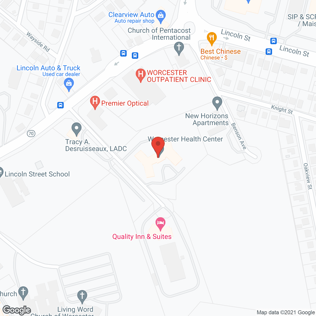 Salisbury Nursing & Rehab Ctr in google map