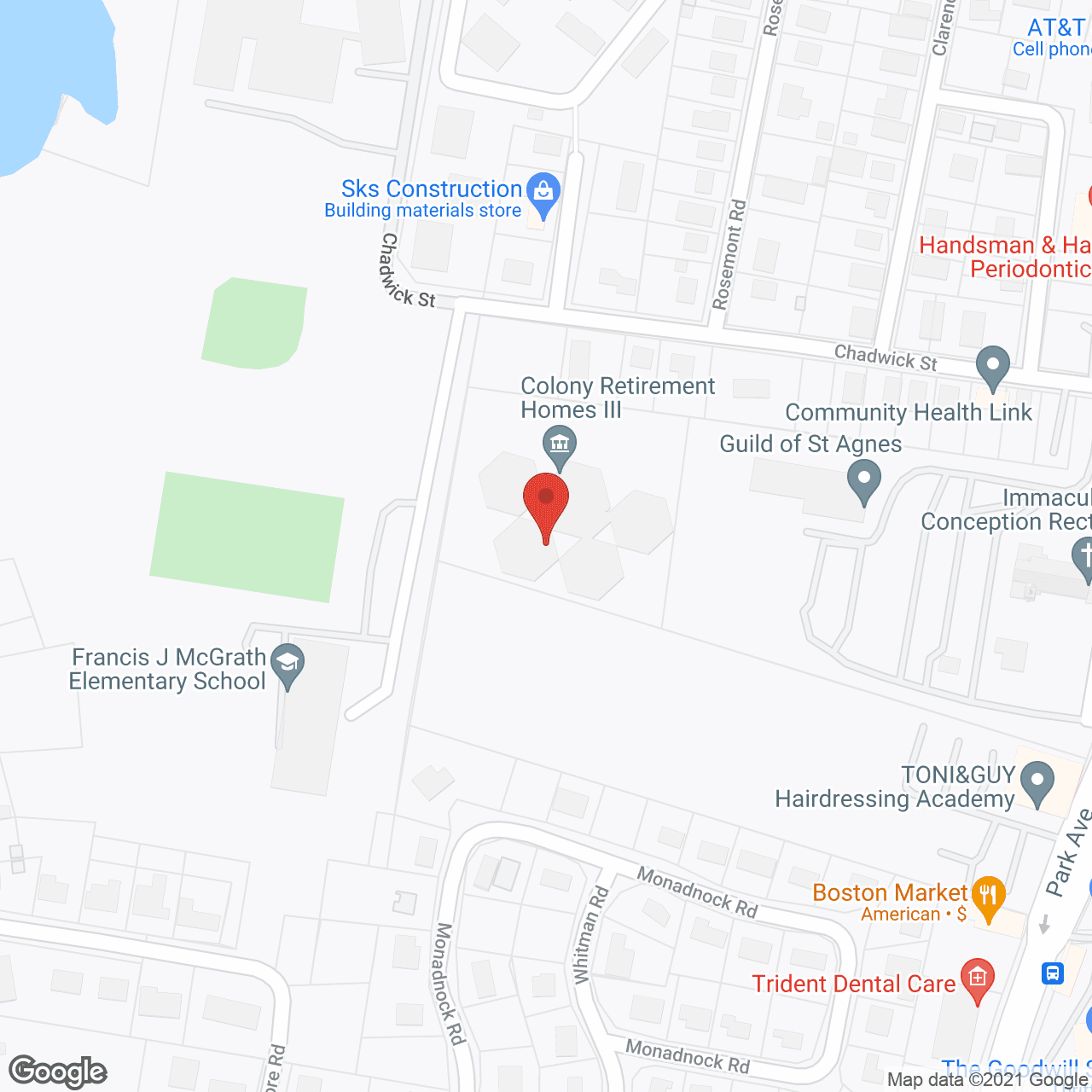 Colony Retirement Homes III in google map