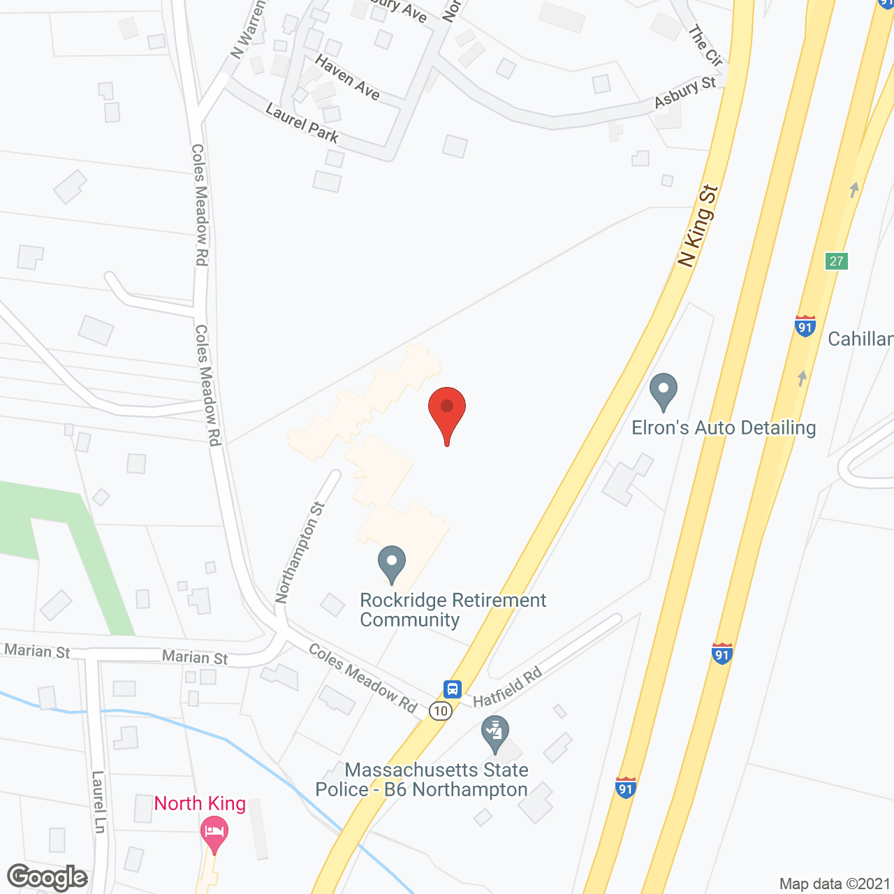 Rockridge in google map