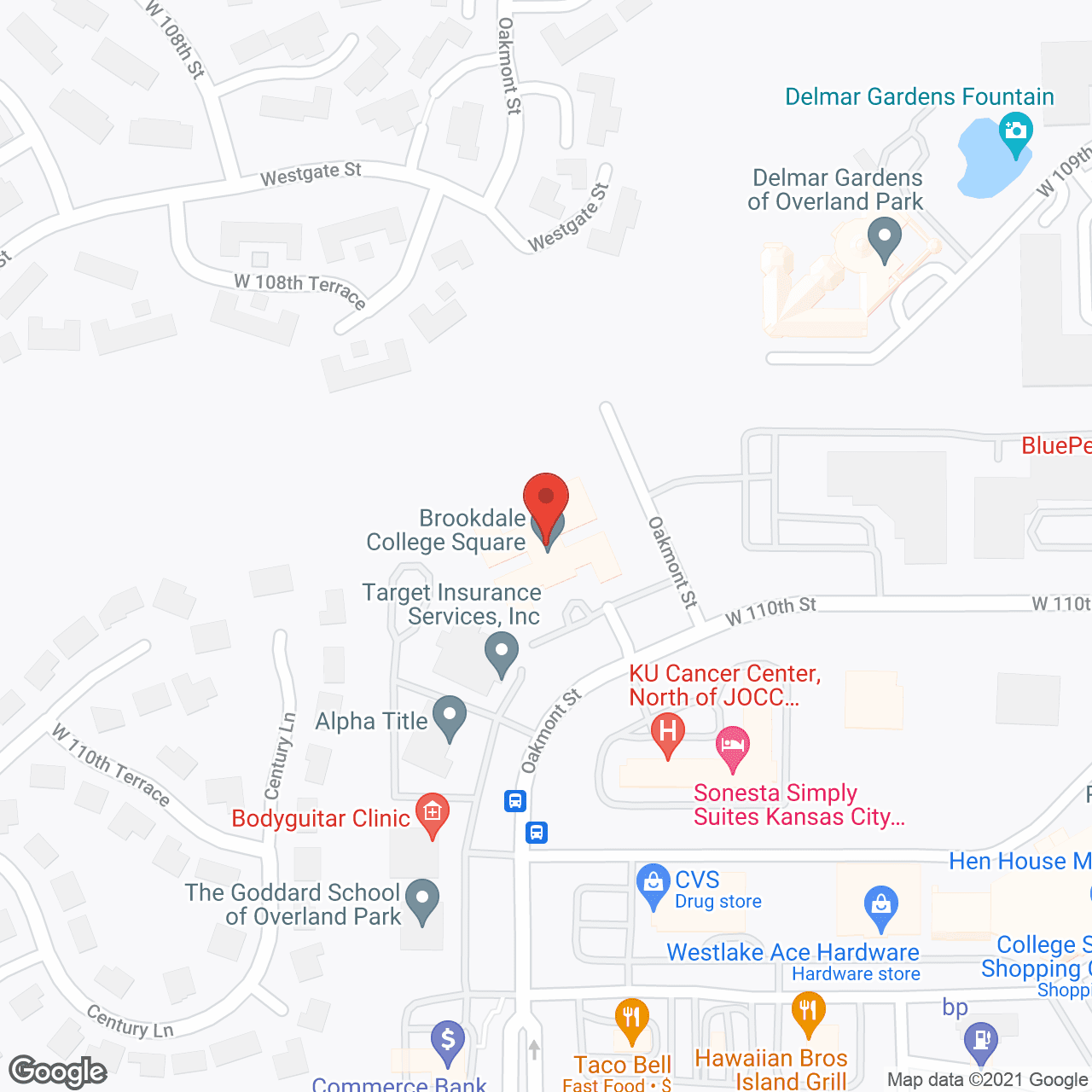 Cypress Court of Overland Park in google map