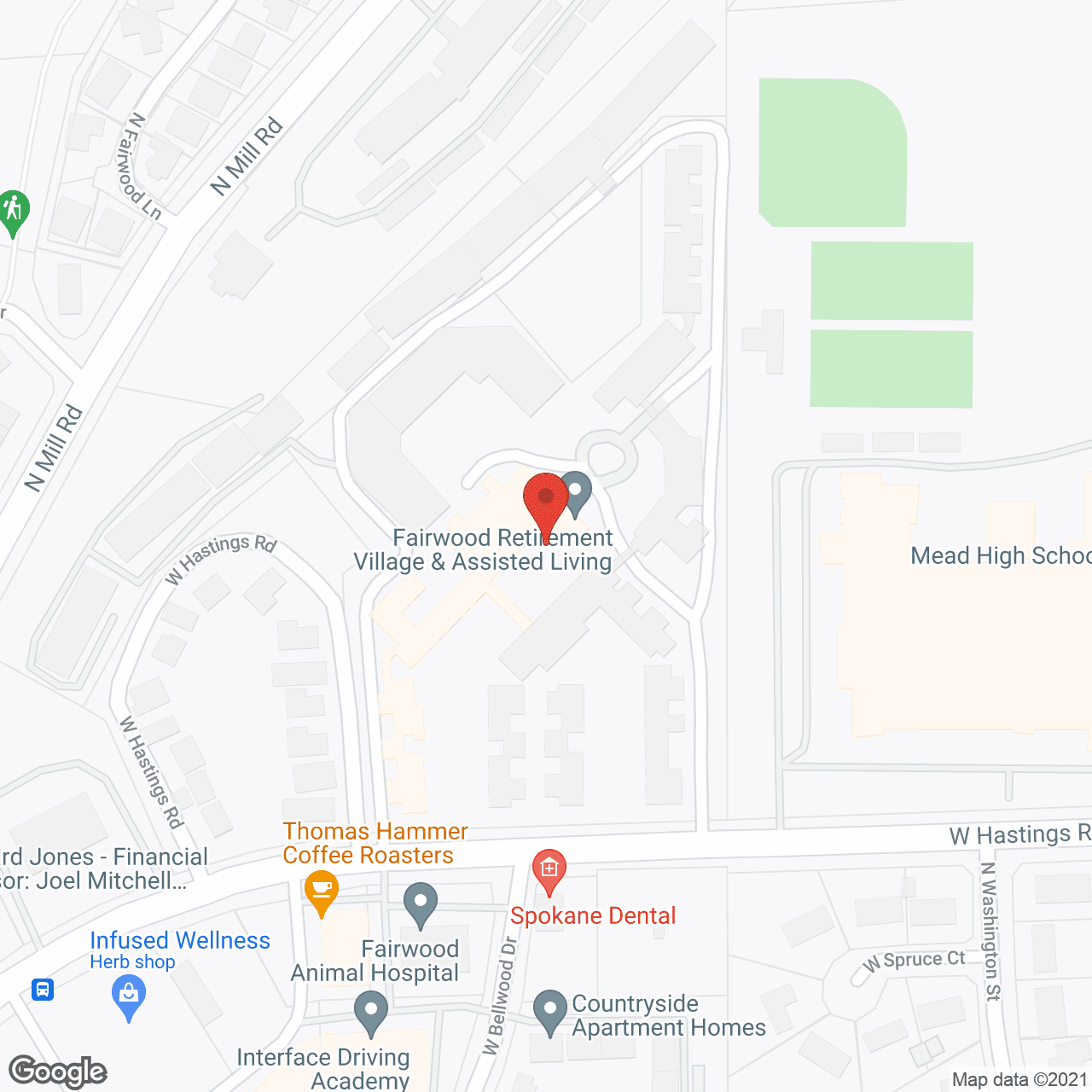 Fairwood Retirement Village in google map