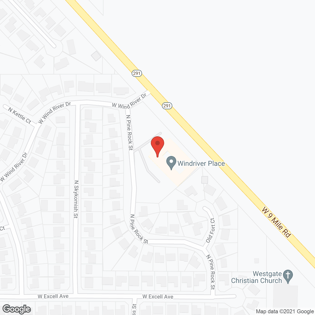 Avista Spokane in google map