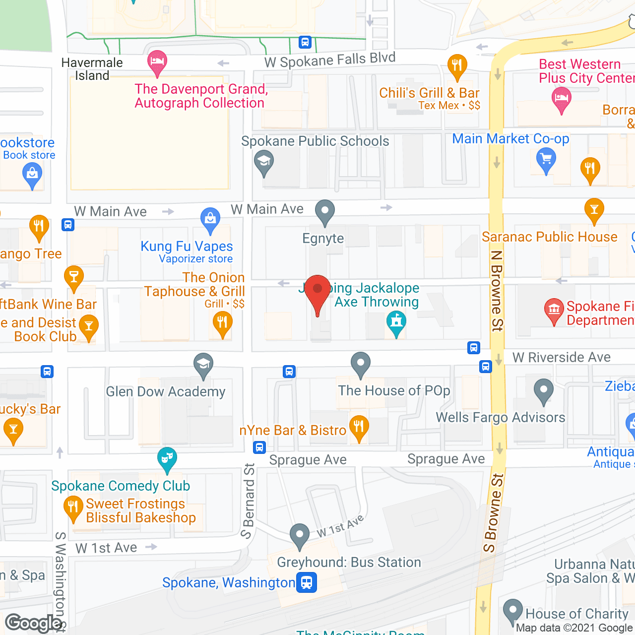De Laney Apartments in google map