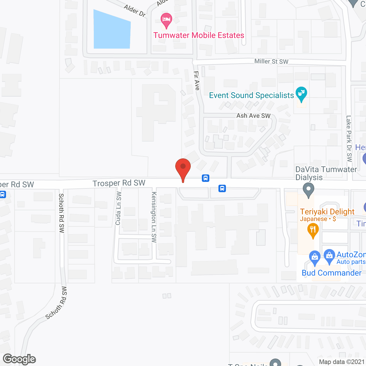 The Hampton in google map