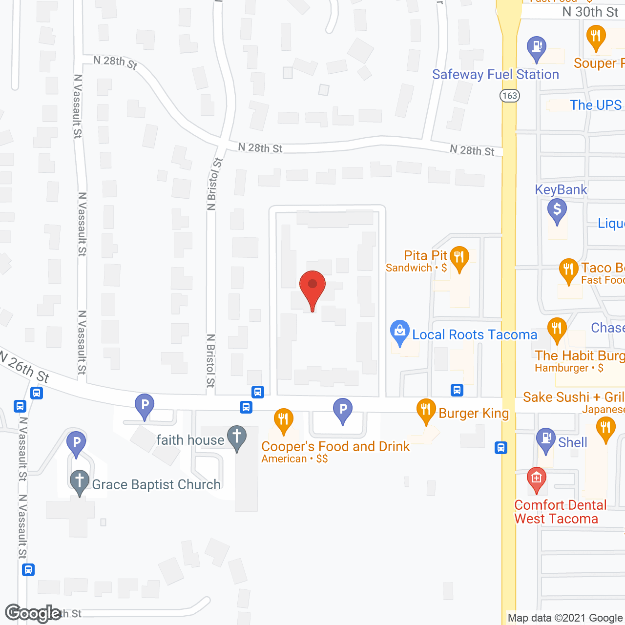 Golden Hemlock Apartments in google map