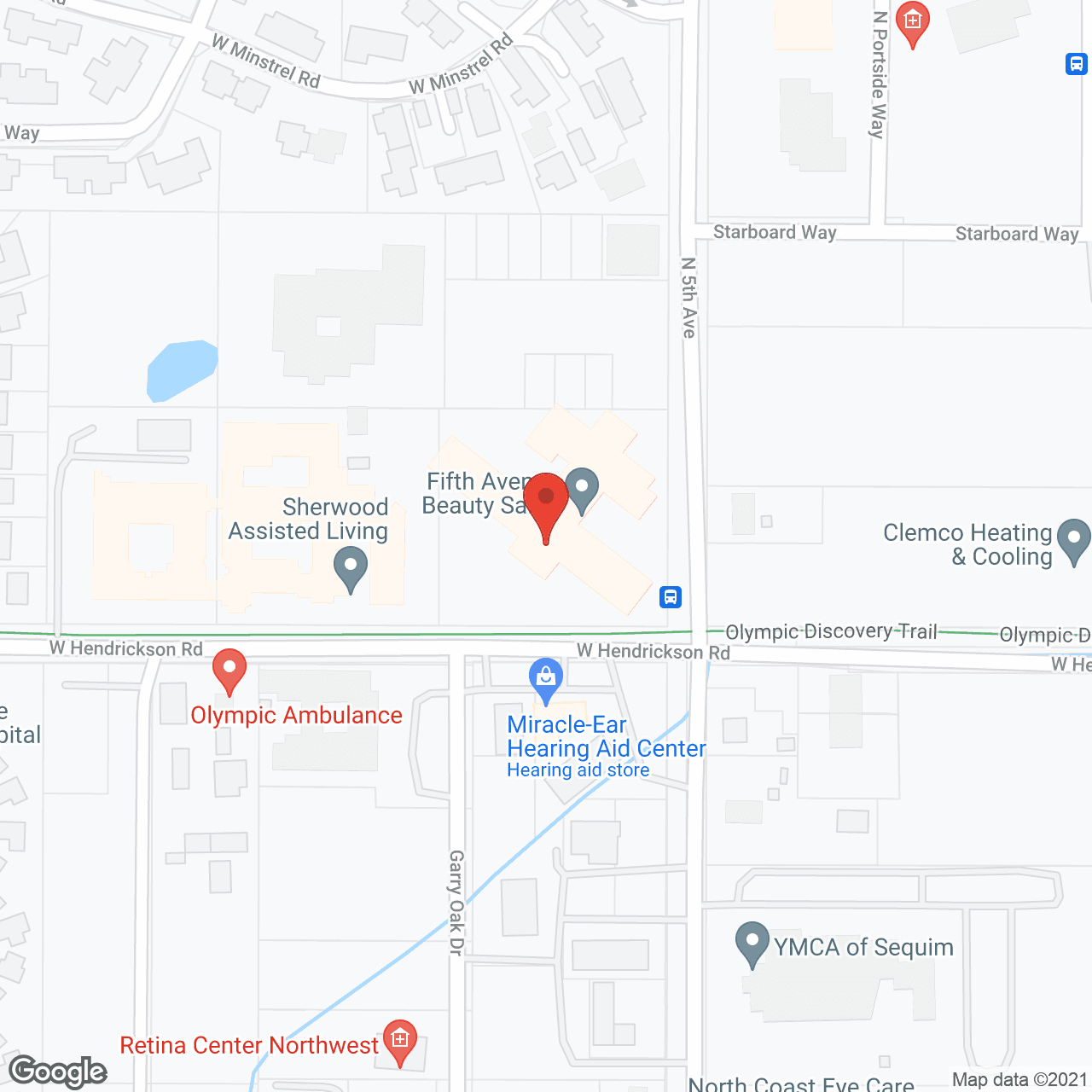 Fifth Avenue Retirement Ctr in google map